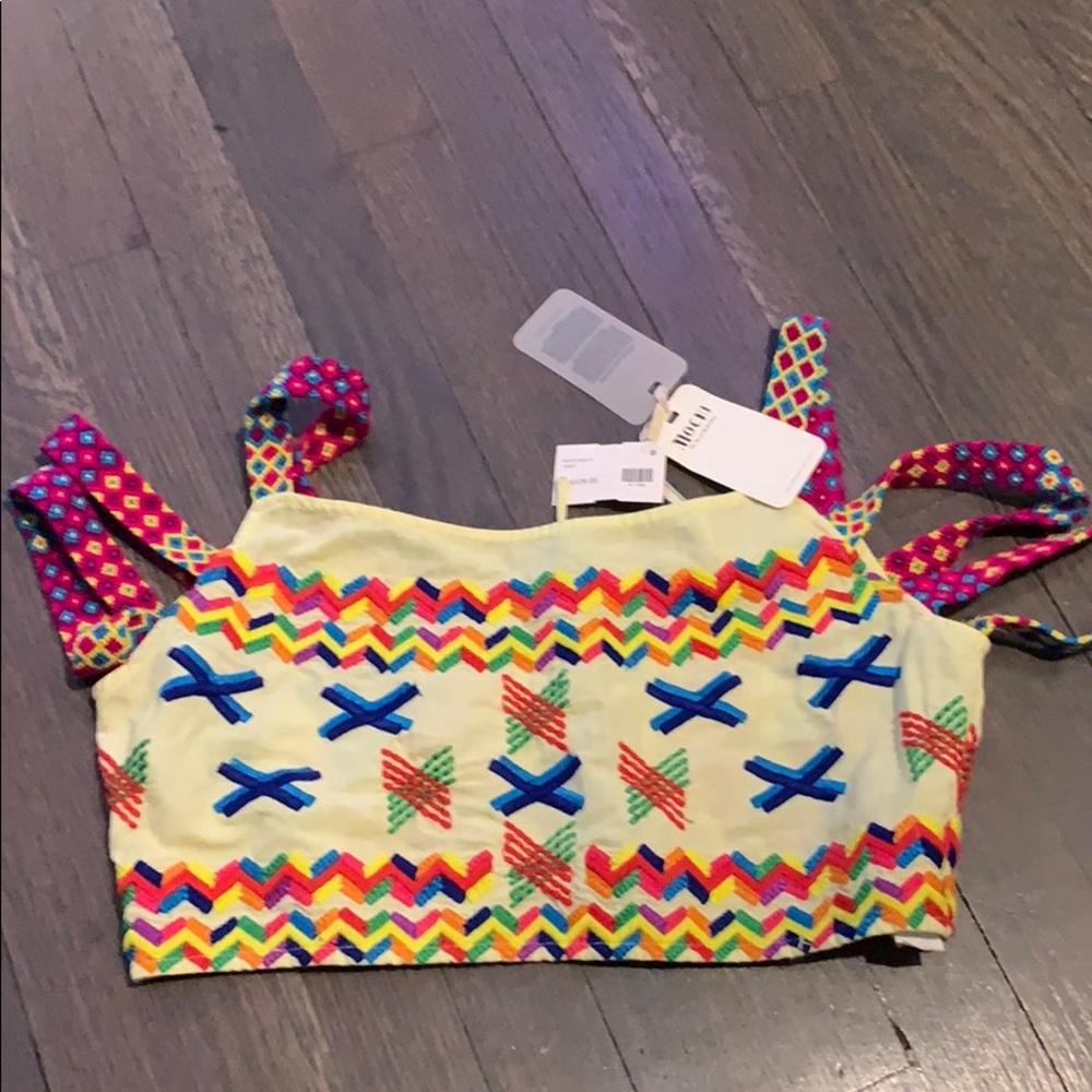 MOCHI Indian crop top